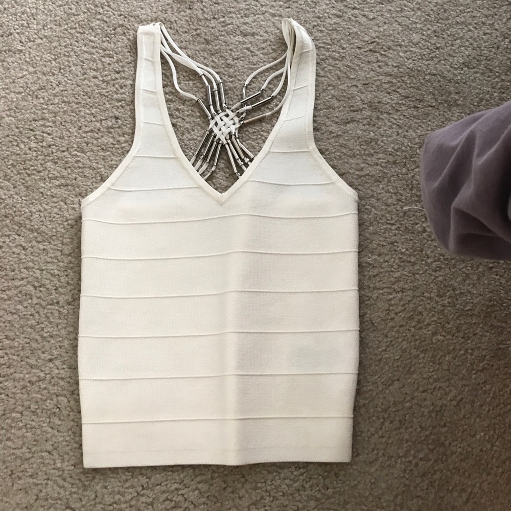 Cream top. Never worn